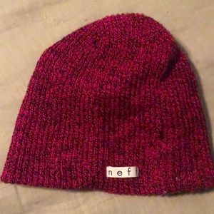 Maroon skull hat